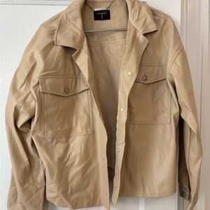 Tahari Faux Leather Jacket